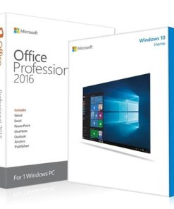 Microsoft Windows 10 Home + Office 2016 Professional Plus Key