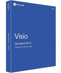 Visio 2013 Standard Product Key 50 Users MAK Volume License